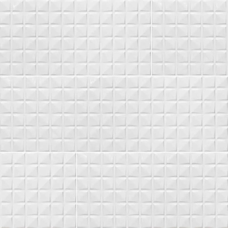 Dymo Stripe White 12x24 Glossy Ceramic Mosaics by MSI Surfaces