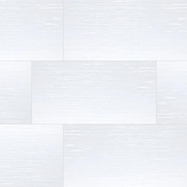 Dymo Stripe White 12x24 Glossy Ceramic Mosaics 2