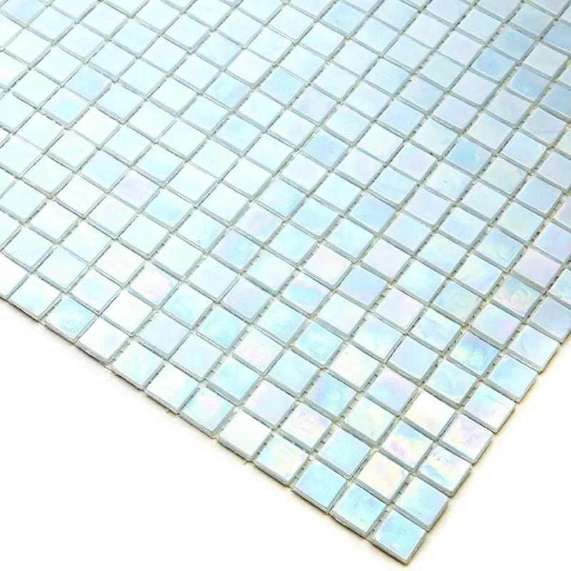 Honeydew Green 12x12 Glossy Uniform Square Glass Mosaic Tile (20 pack, 18.69 sq ft/case) by Apollo Tile