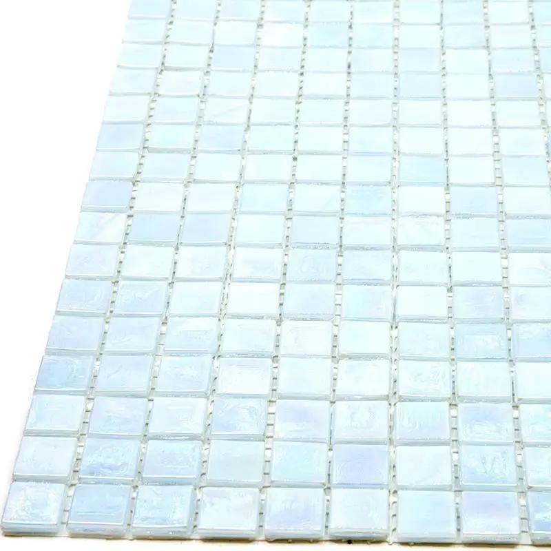 Honeydew Green 12x12 Glossy Uniform Square Glass Mosaic Tile (20 pack, 18.69 sq ft/case) by Apollo Tile