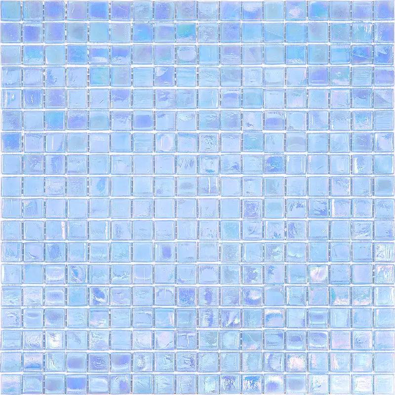 Light Sky Blue 12x12 Glossy Uniform Square Glass Mosaic Tile (20 pack, 18.69 sq ft/case) by Apollo Tile