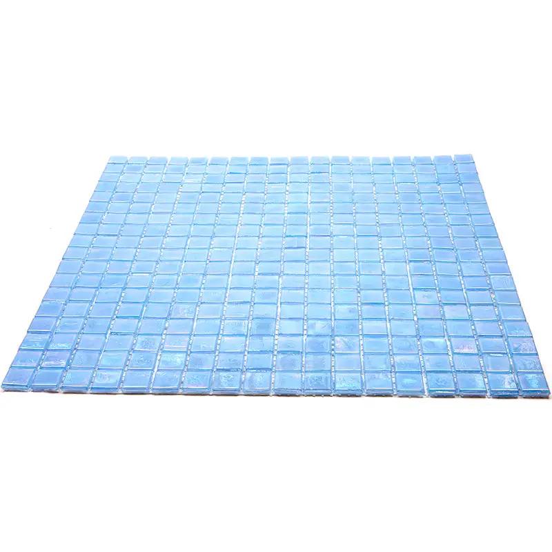 Light Sky Blue 12x12 Glossy Uniform Square Glass Mosaic Tile (20 pack, 18.69 sq ft/case) by Apollo Tile