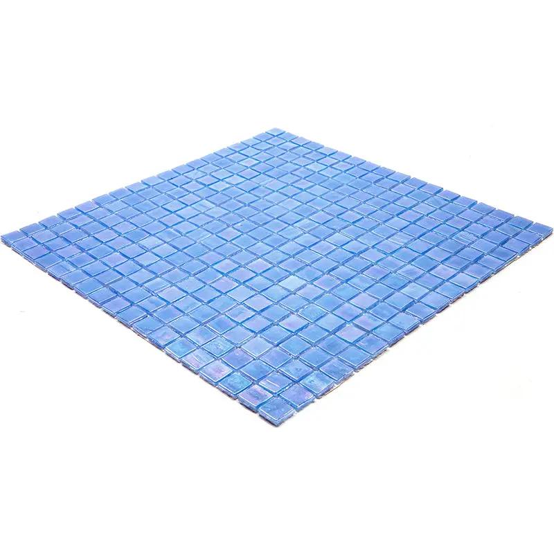 Carolina Blue 12x12 Glossy Uniform Square Glass Mosaic Tile (20 pack, 18.69 sq ft/case) by Apollo Tile