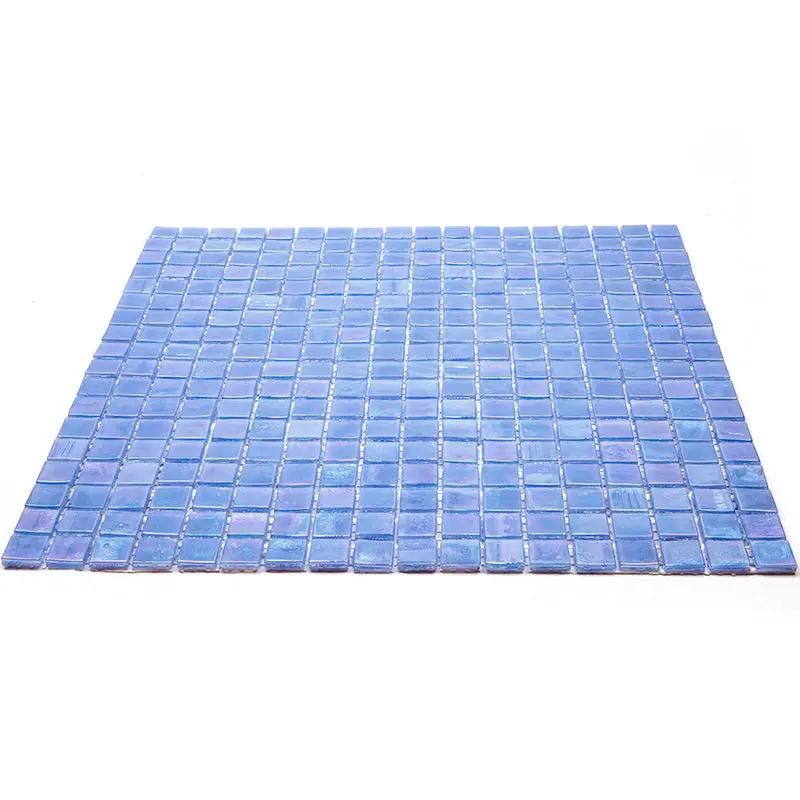 Carolina Blue 12x12 Glossy Uniform Square Glass Mosaic Tile (20 pack, 18.69 sq ft/case) by Apollo Tile