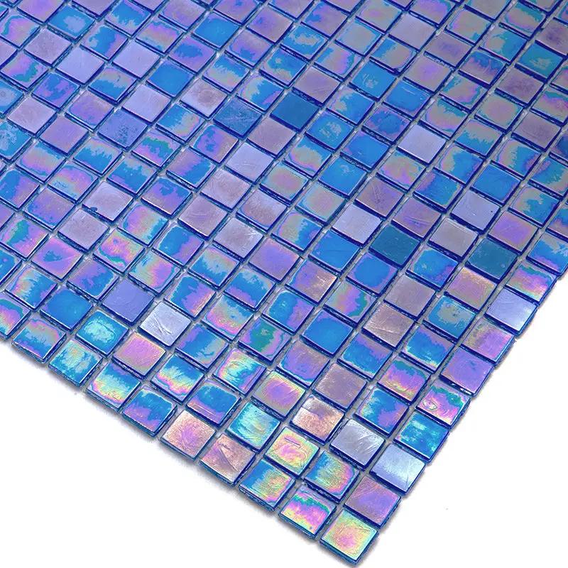 Egyptian Blue 12x12 Glossy Uniform Square Glass Mosaic Tile (20 pack, 18.69 sq ft/case) by Apollo Tile