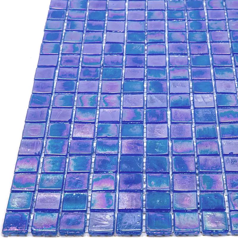 Egyptian Blue 12x12 Glossy Uniform Square Glass Mosaic Tile (20 pack, 18.69 sq ft/case) by Apollo Tile