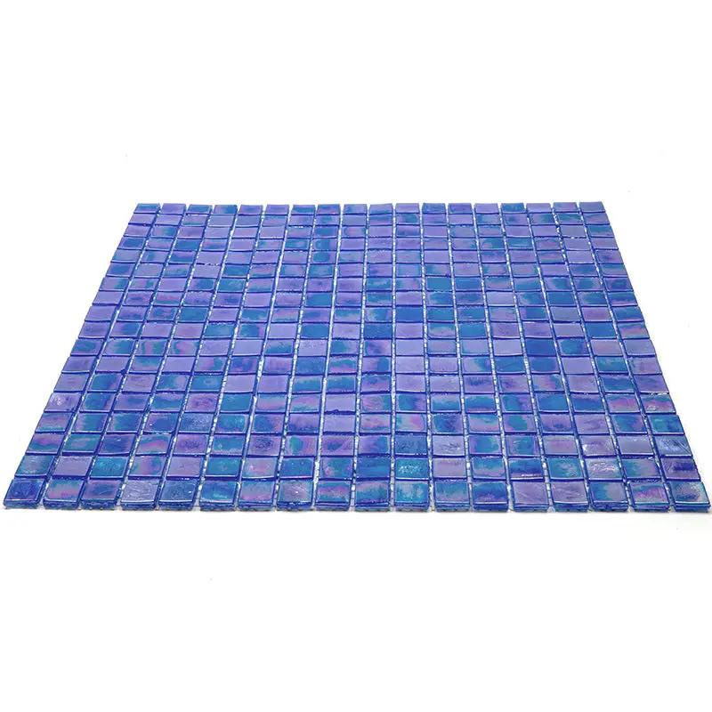 Egyptian Blue 12x12 Glossy Uniform Square Glass Mosaic Tile (20 pack, 18.69 sq ft/case) by Apollo Tile