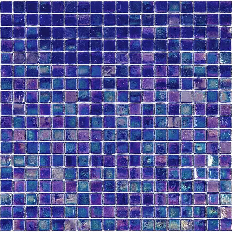 Shimmer Cobalt Blue 12x12 Glossy Uniform Square Glass Mosaic Tile (20 pack, 18.69 sq ft/case) by Apollo Tile