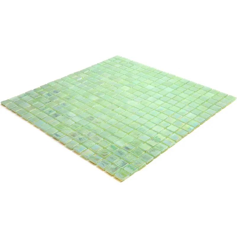 Ultramarine Green 12x12 Glossy Uniform Square Glass Mosaic Tile (20 pack, 18.69 sq ft/case) by Apollo Tile