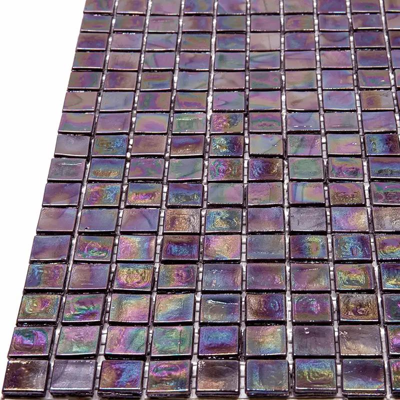 Wine Red 12x12 Glossy Uniform Square Glass Mosaic Tile (20 pack, 18.69 sq ft/case) by Apollo Tile