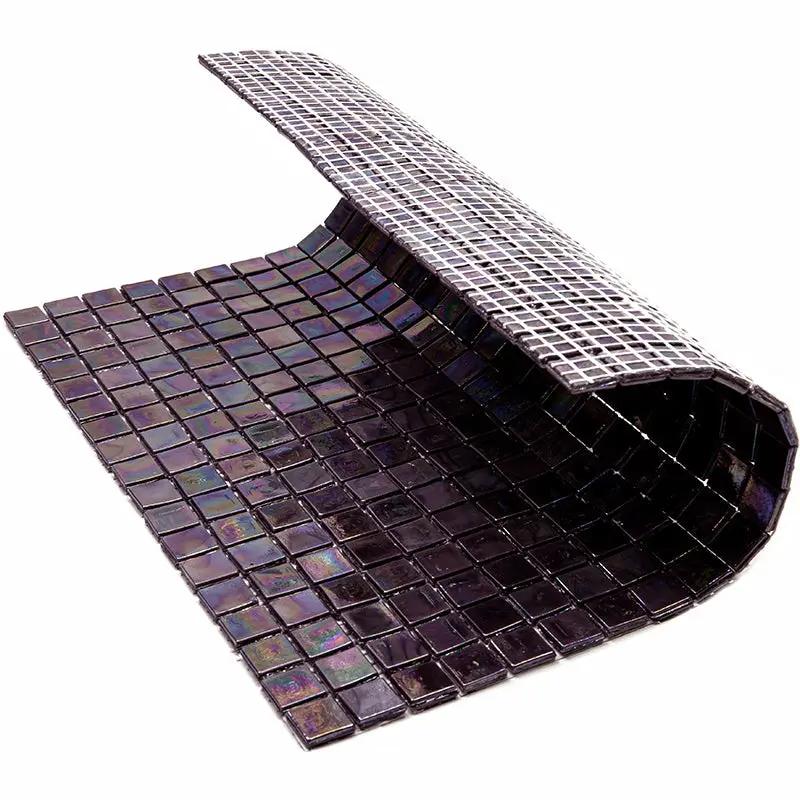Wine Red 12x12 Glossy Uniform Square Glass Mosaic Tile (20 pack, 18.69 sq ft/case) by Apollo Tile