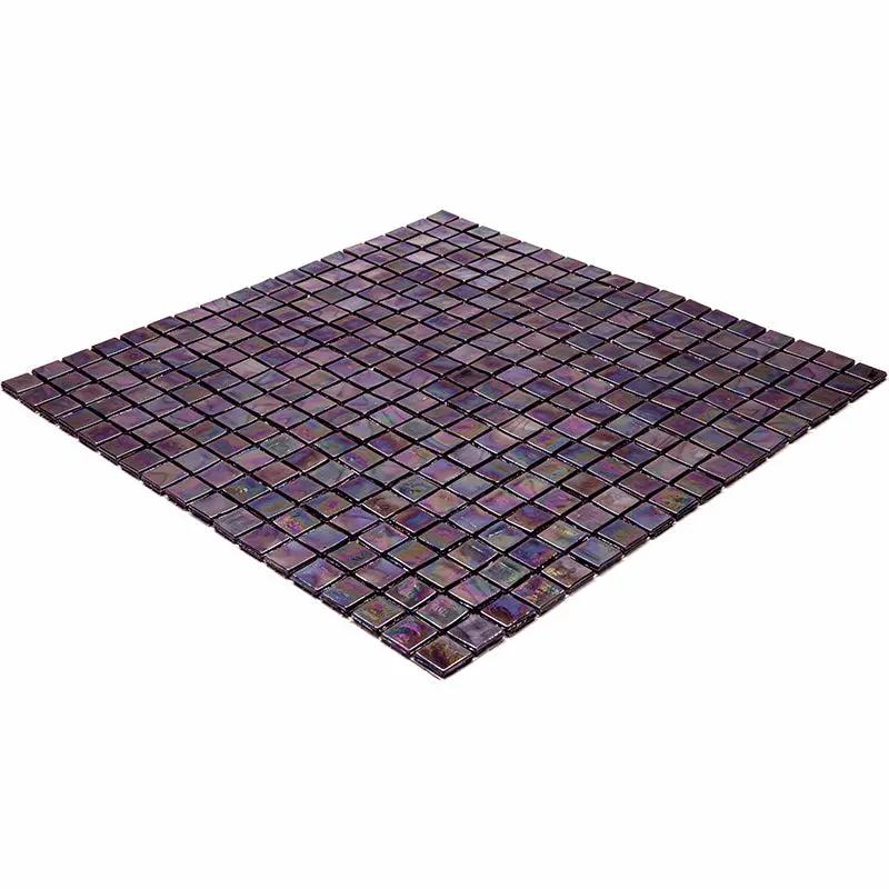 Wine Red 12x12 Glossy Uniform Square Glass Mosaic Tile (20 pack, 18.69 sq ft/case) by Apollo Tile