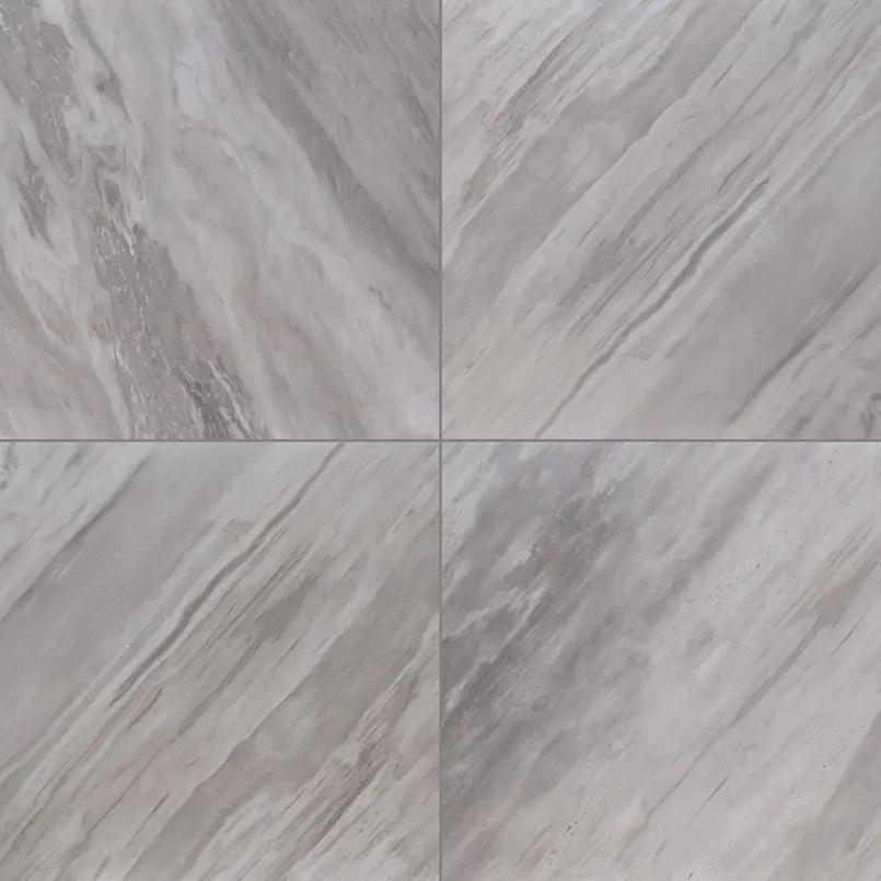 Eden Bardiglio Matte Marble Look Porcelain Tiles 24x24 close up