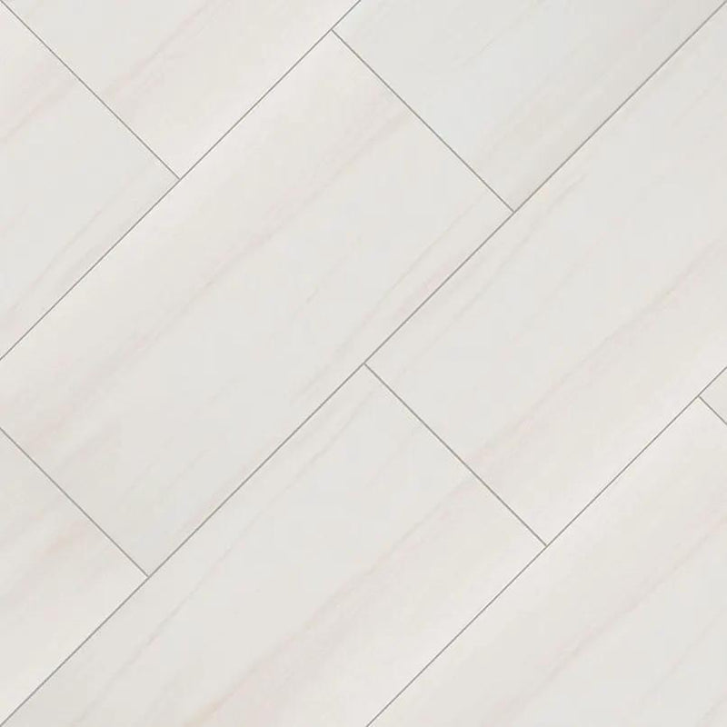 Eden Dolomite Matte Marble Look Porcelain Mosaics 2x2 angled view