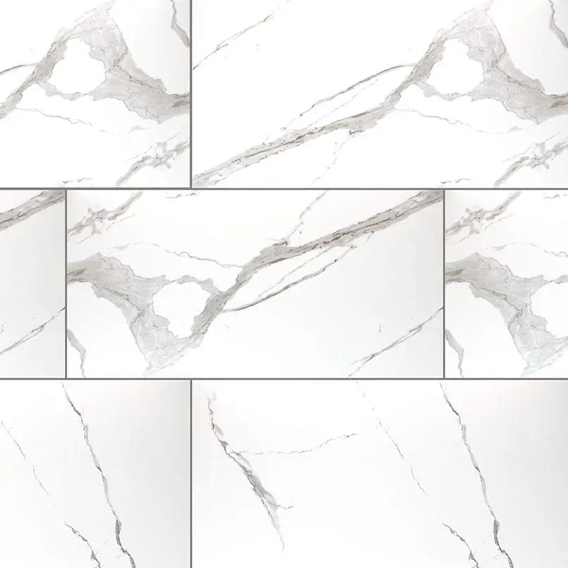 Eden Statuary Matte Marble Look Porcelain Tiles 12x24 by MSI Surfaces