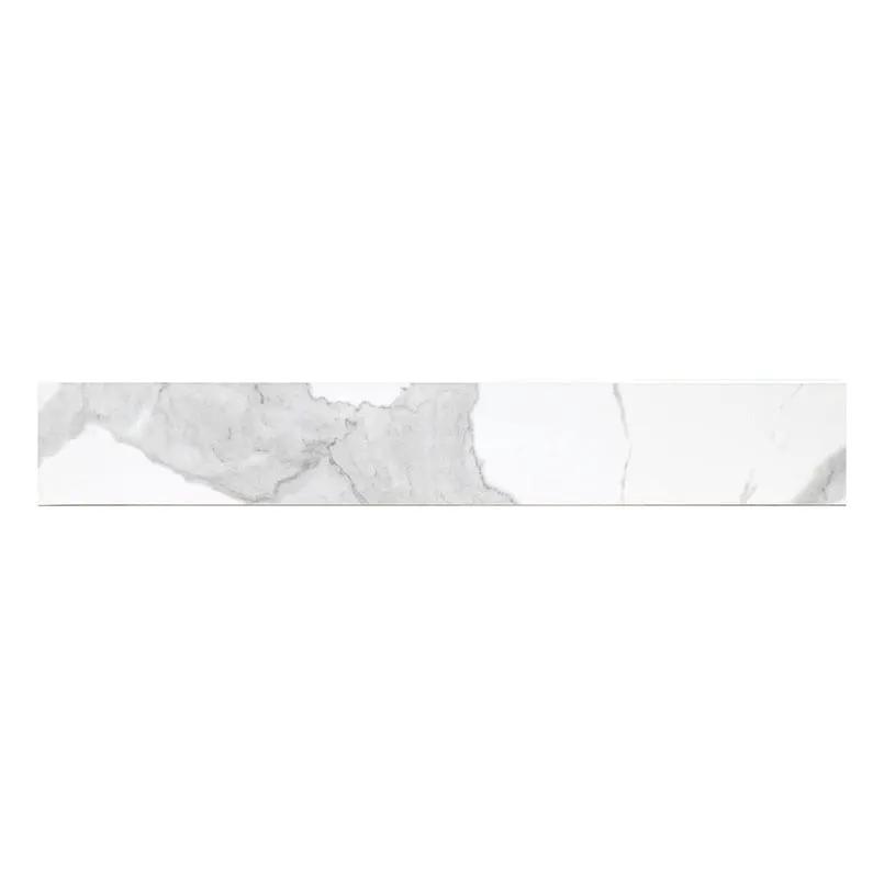 Eden Statuary Matte Bullnose Marble Look Porcelain Moldings 4x24 by MSI Surfaces