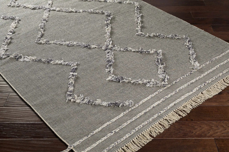 Needville Gray High-Low Rug - Clearance by Boutique Rugs