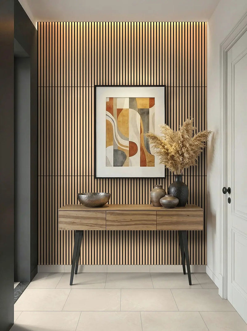 Elbe Alabaster Lappato Bullnose Porcelain Moldings 3x24 in a finished room