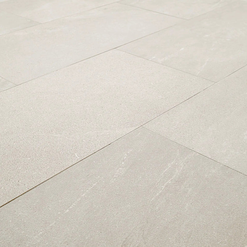 Elbe Alabaster Lappato Porcelain Tiles 12x24 angled view