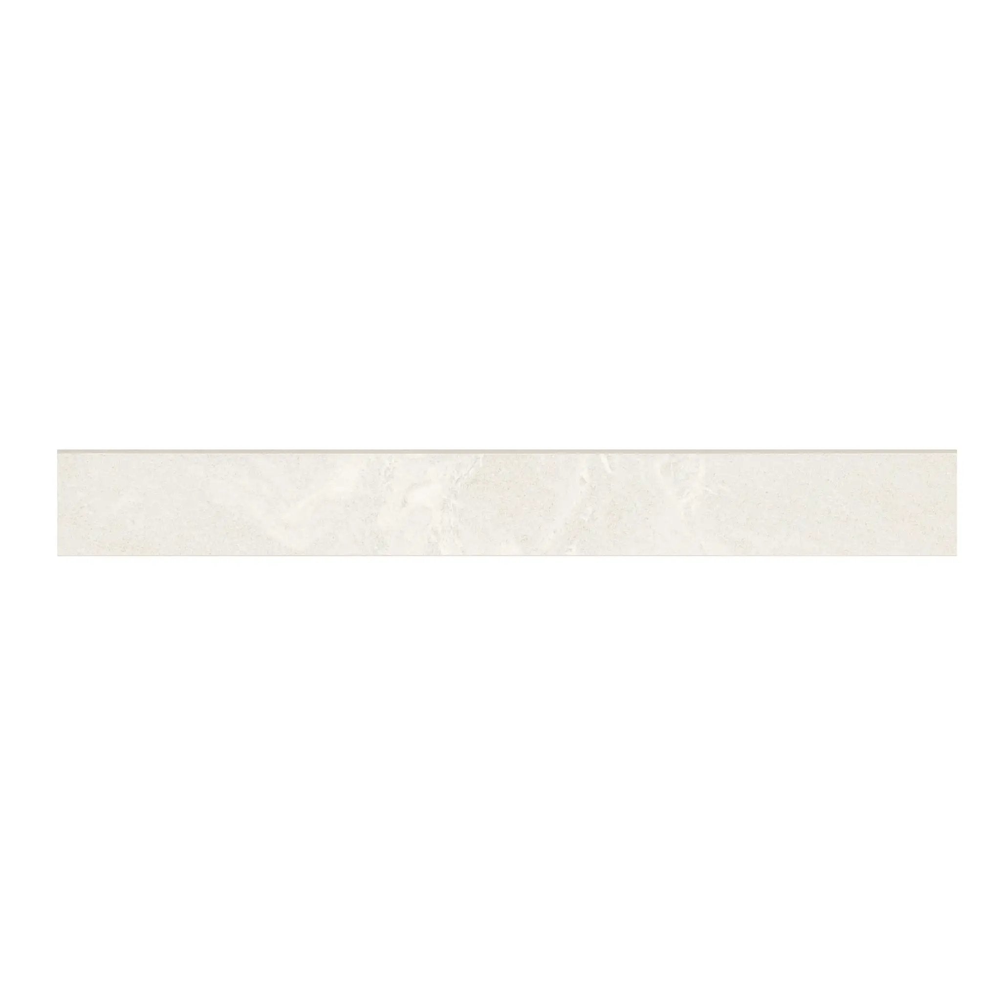 Elbe Alabaster Lappato Bullnose Porcelain Moldings 3x24 close up
