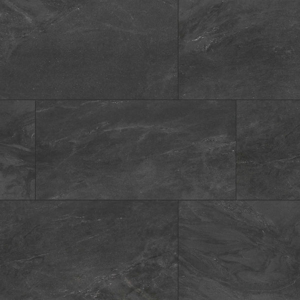 Elbe Obsidian Lappato Porcelain Tiles 12x24