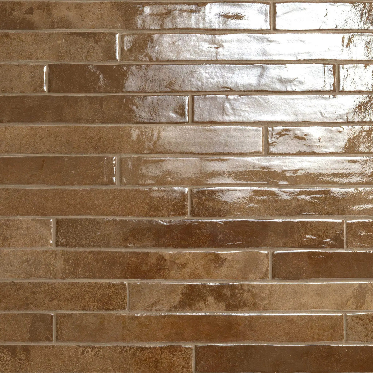Flamenco Derby Bronze 2x18 Glossy Porcelain Tiles by MSI Surfaces