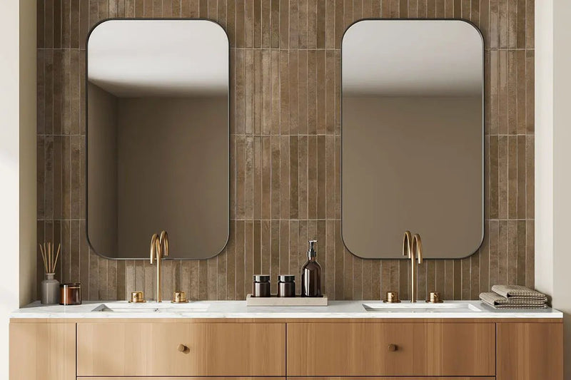 Flamenco Derby Bronze 2x18 Glossy Porcelain Tiles by MSI Surfaces