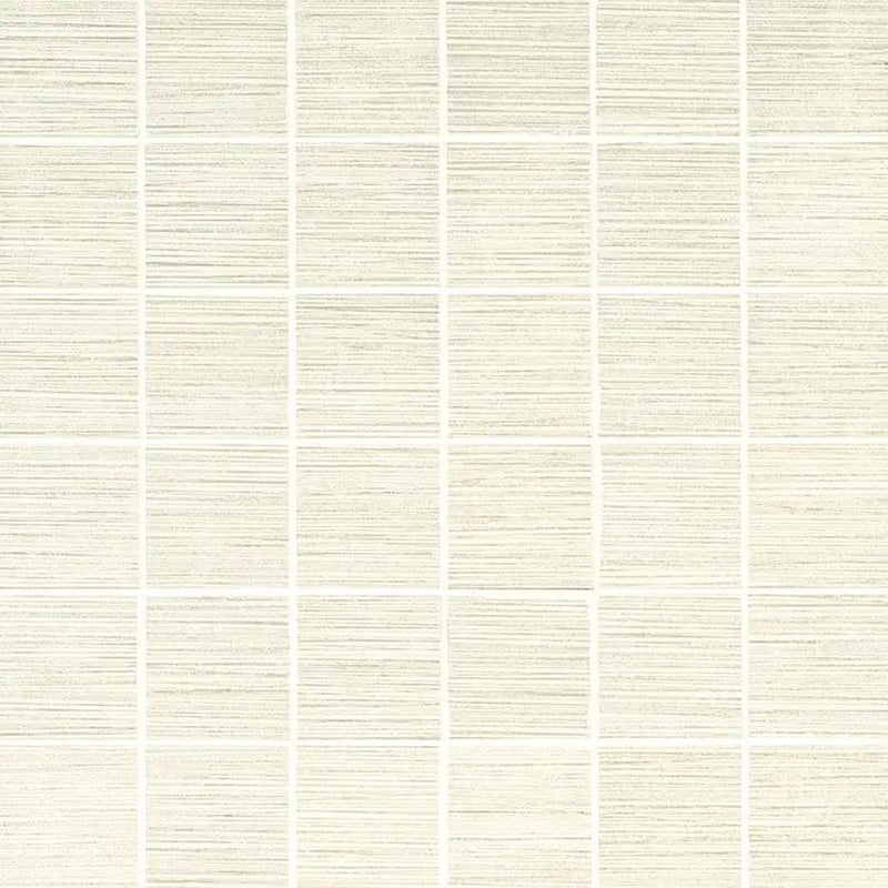 Focus Glacier Matte Fabric Look Porcelain Mosaics 2x2 close up