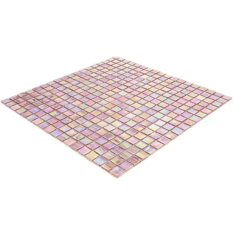 China Pink 12x12 Glossy Uniform Square Glass Mosaic Tile (20 pack, 18.69 sq ft/case) by Apollo Tile