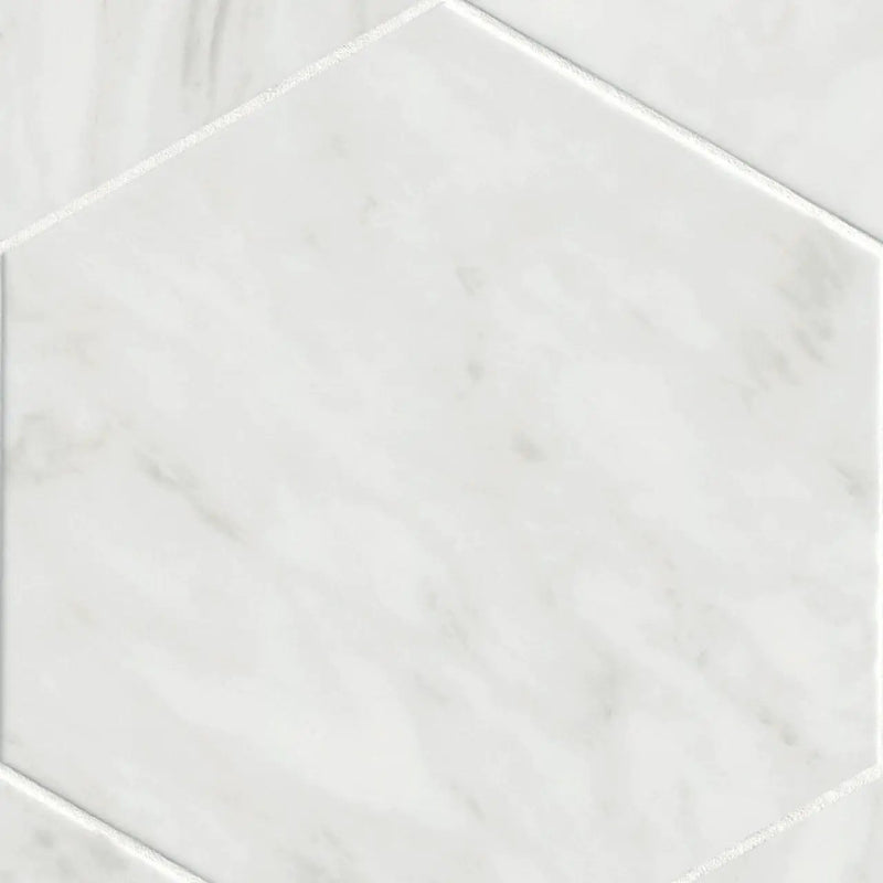 Geoglam Calacatta Matte Porcelain Tiles 11x13 by MSI Surfaces
