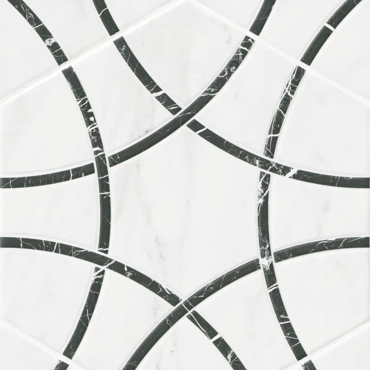 Geoglam Midnight Matte Porcelain Tiles 11x13 by MSI Surfaces