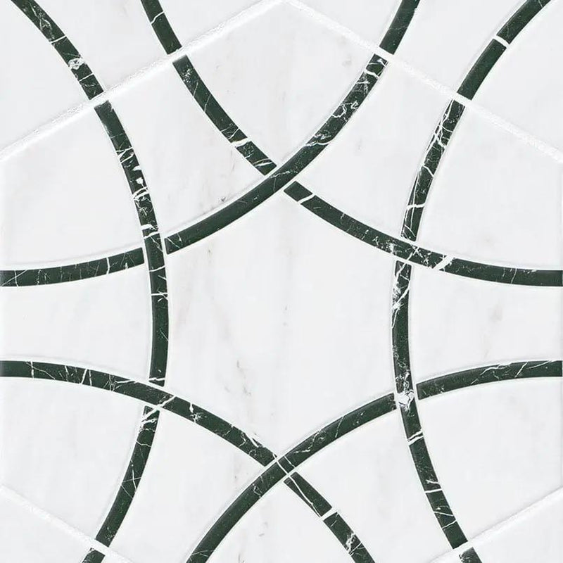 Geoglam Midnight Matte Porcelain Tiles 11x13 by MSI Surfaces