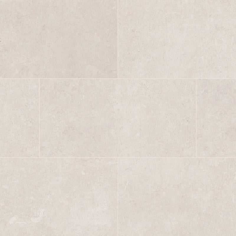 Girona Perla Lappato Limestone Look Porcelain Tiles 12x24 by MSI Surfaces