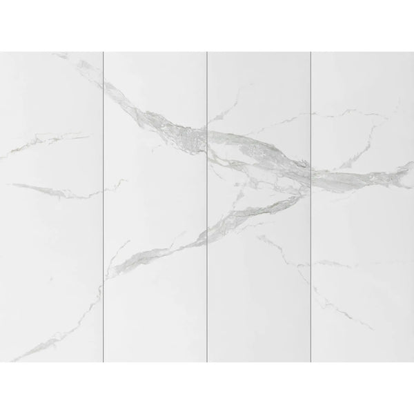 Glacier Statuary Polished Porcelain Tiles 31.5x94.5