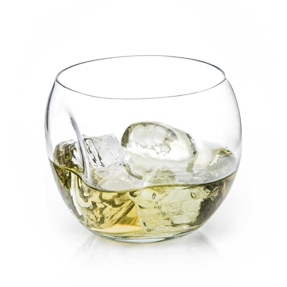 Dented Round Whiskey Tumbler