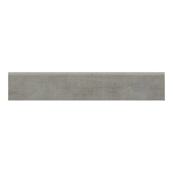 Gridscale Concrete Matte Bullnose Ceramic Moldings 3x18