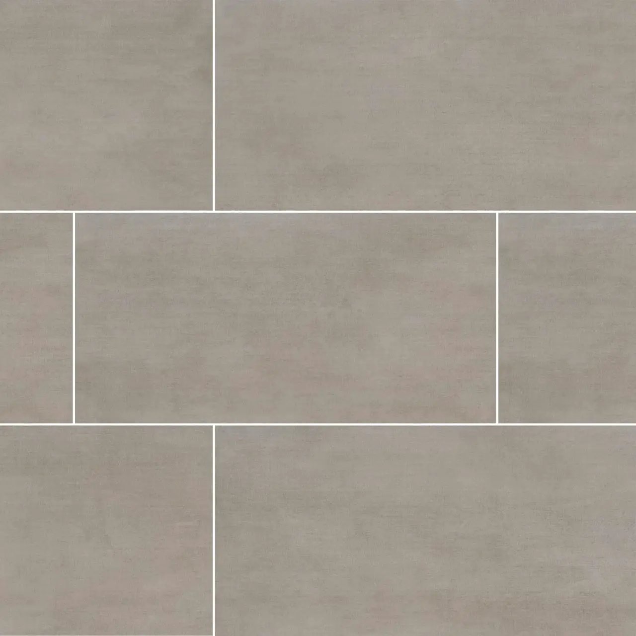 Gridscale Gris Matte Ceramic Tiles 12x24 close up