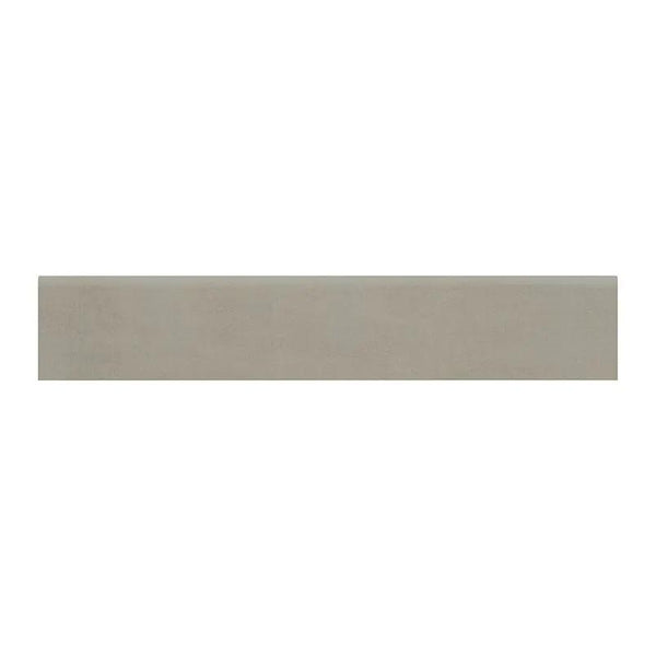 Gridscale Gris Matte Bullnose Ceramic Moldings 3x18