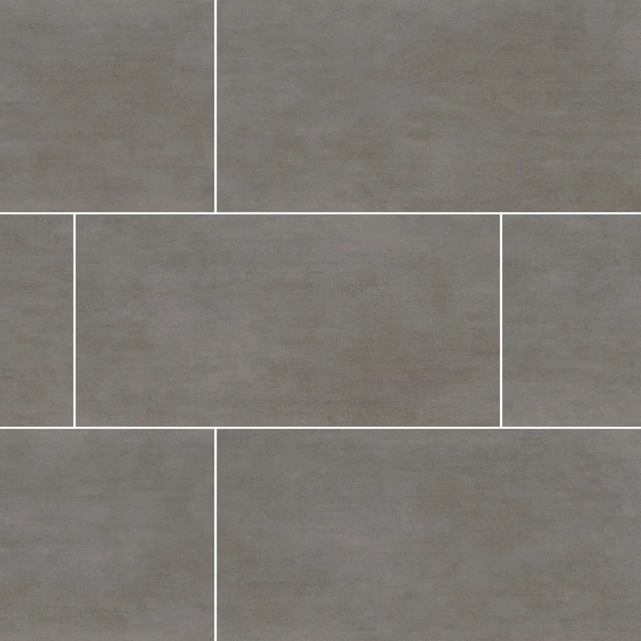 Gridscale Graphite Matte Ceramic Tiles 12x24 close up