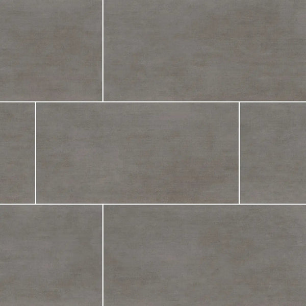 Gridscale Graphite Matte Ceramic Tiles 12x24