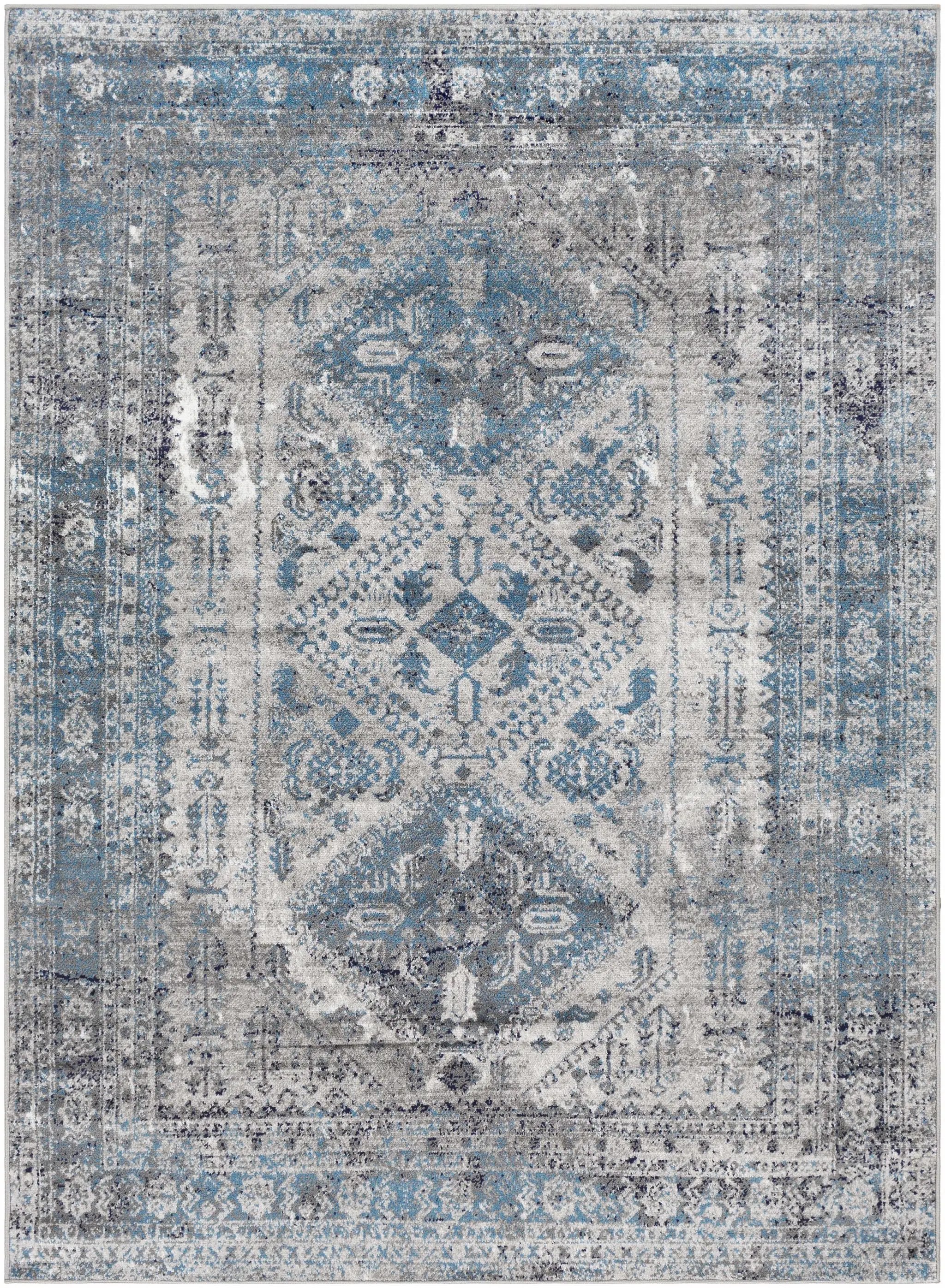 Nisula Traditional Blue Rug by Boutique Rugs