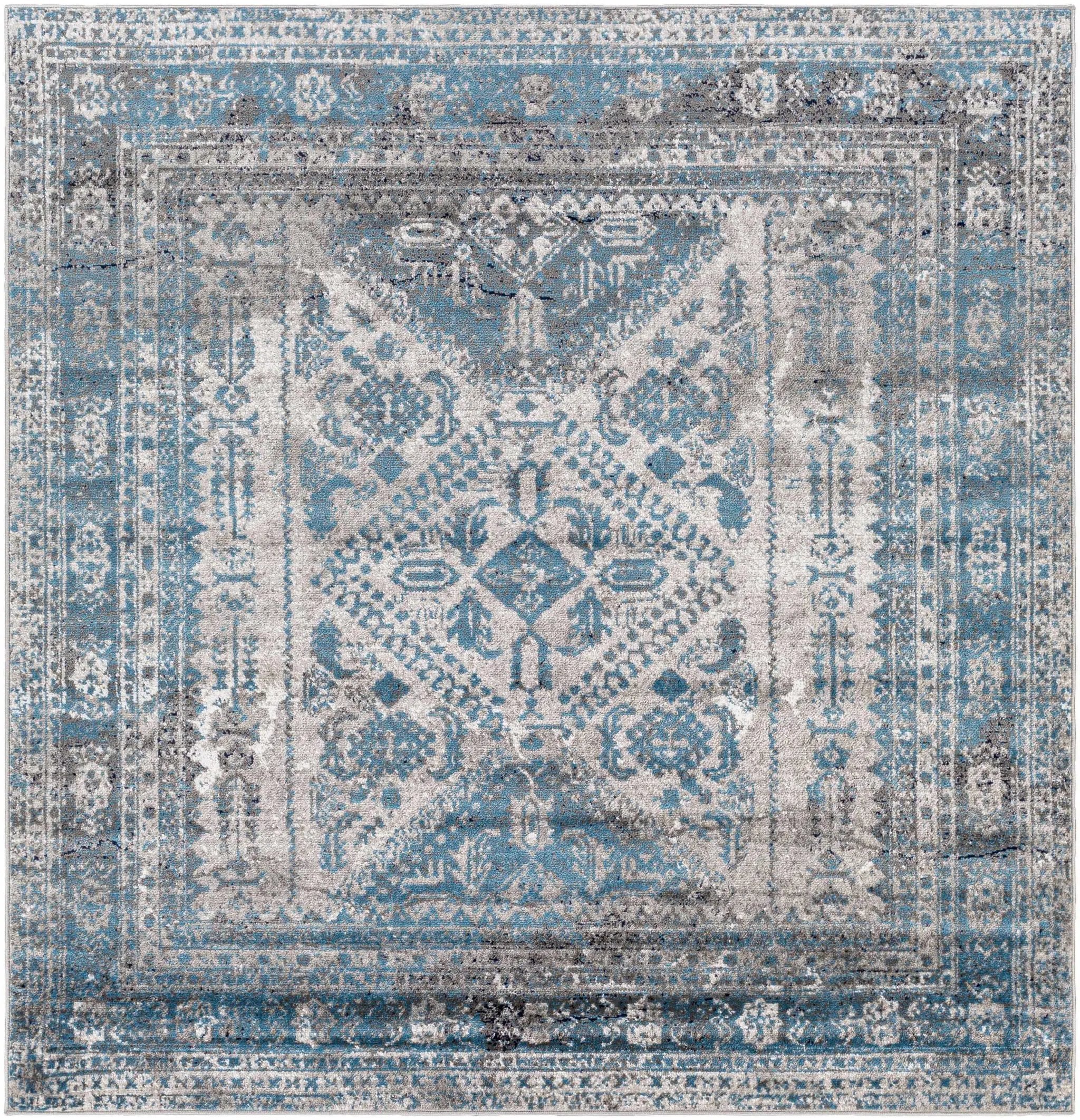 Nisula Traditional Blue Rug by Boutique Rugs