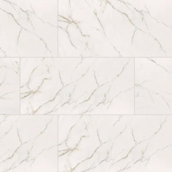 Kaya Calacatta Lucca Polished Marble Look Porcelain Tiles 12x24