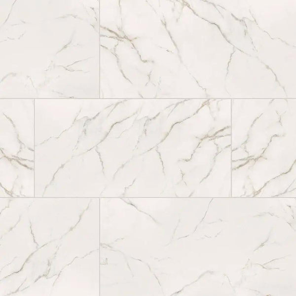 Kaya Calacatta Lucca Matte Marble Look Porcelain Tiles 24x48