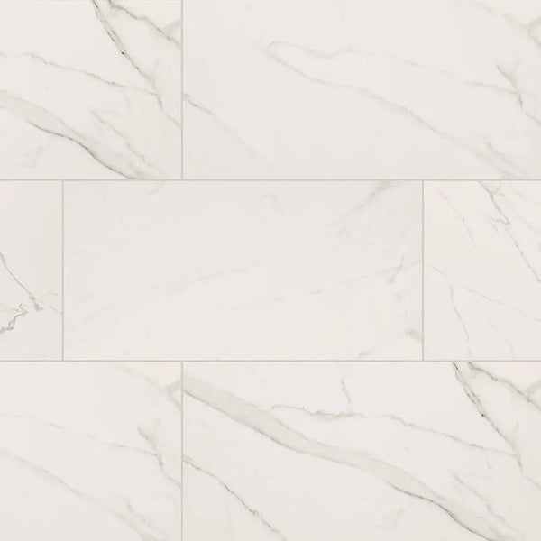 Kaya Calacatta Venato Polished Marble Look Porcelain Tiles 12x24