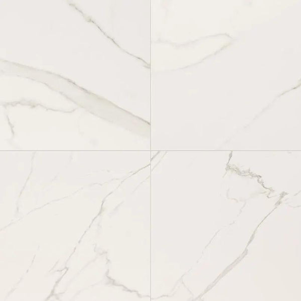 Kaya Calacatta Venato Matte Marble Look Porcelain Tiles 24x24