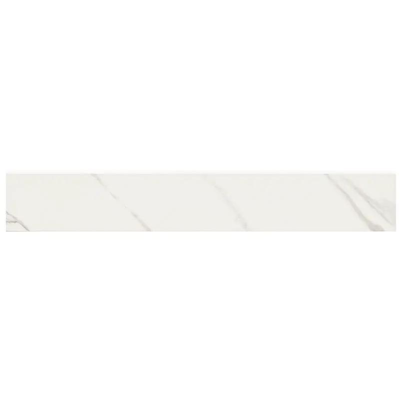 Kaya Calacatta Venato Matte Marble Look Porcelain Moldings 3x24 close up