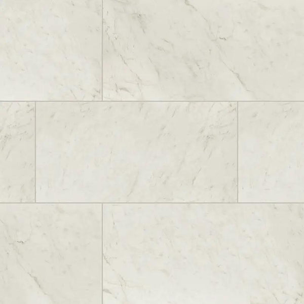 Kaya Carrara Bianco Matte Marble Look Porcelain Tiles 24x48