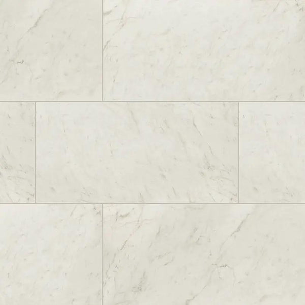 Kaya Carrara Bianco Polished Marble Look Porcelain Tiles 24x48