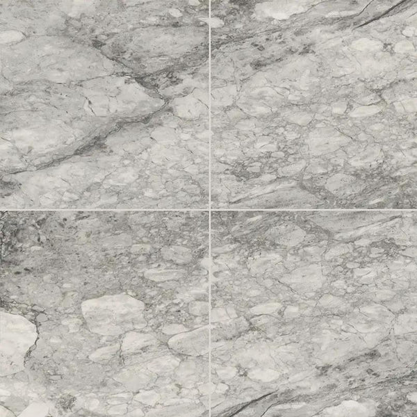 Kaya Onda Gray Matte Marble Look Porcelain Tiles 24x24
